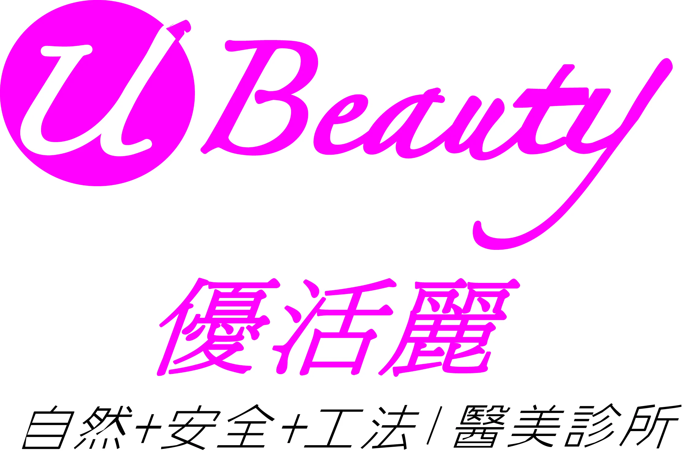 10412 3014 優活麗 Logo 方三層 穴位優活麗醫美